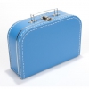 Koffertje aquablauw 25 cm